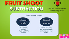 Fruit shoot subtraction